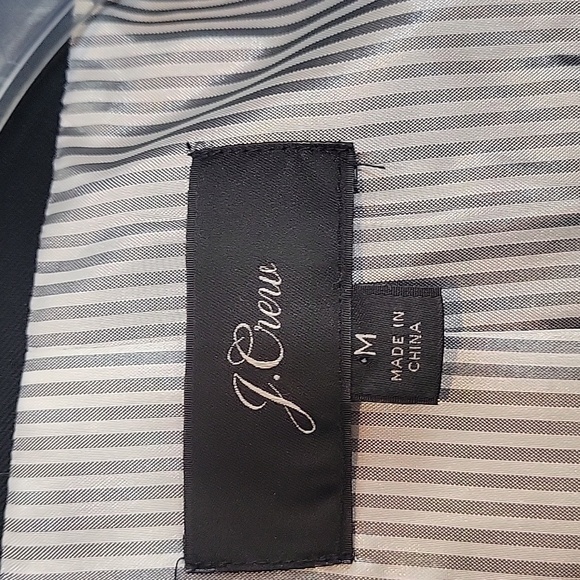 J.Crew Schoolboy Jacket Blazer Black Two Button Notch Lapel Classic K2899 - Picture 3 of 7